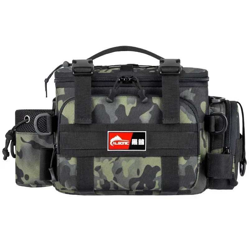 Fishing Lure Bag Winter Fishing Outdoor Fishing Backpack with Rod Holder BagFishing Tackle Backpack Lure Box Gear Storage Bag Z250411