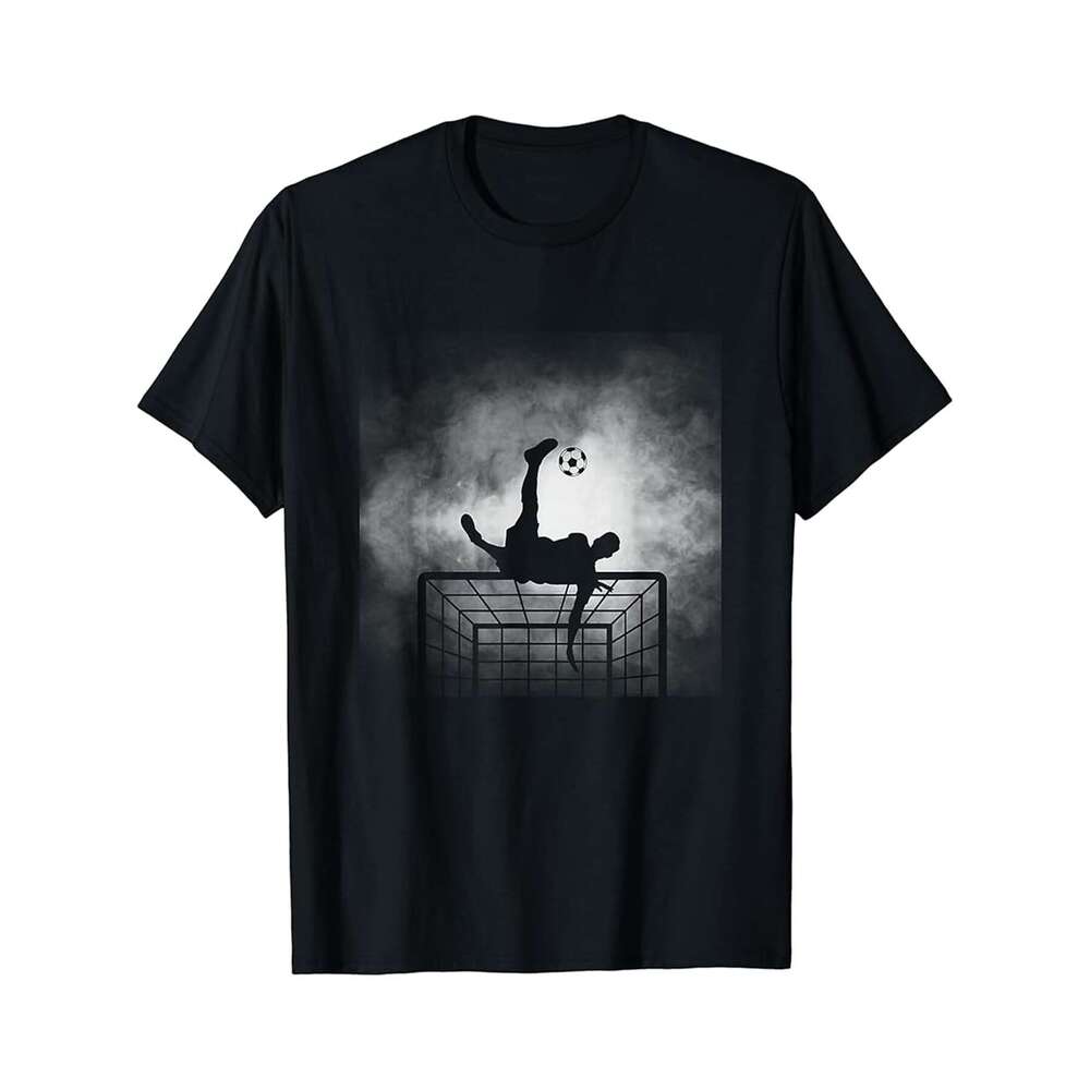 Designer T shirt Soccer Halloween Skeleton Sports Fan Costume Scary Goal - 220g T shits