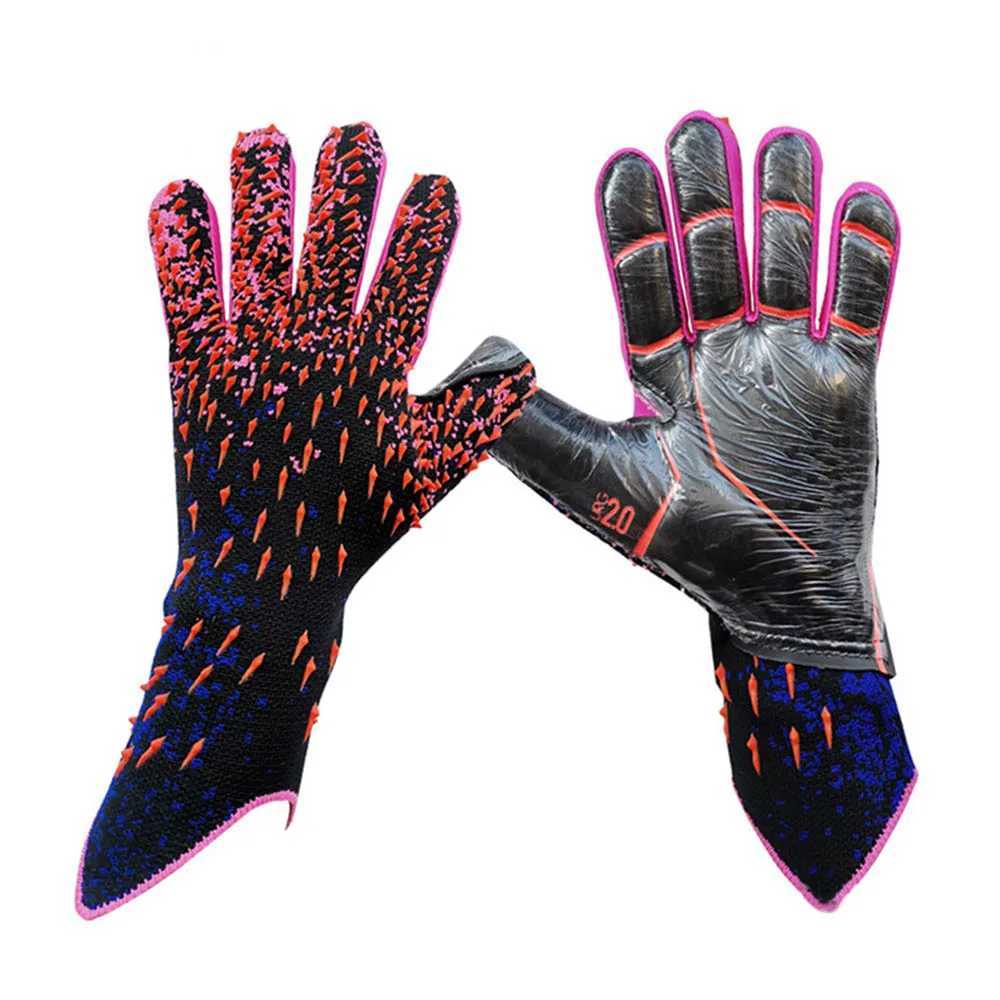 Football goalkeeper gloves latex thick professional goalkeeper gloves for youth football training and competitionXJ250412