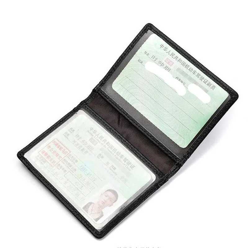 Ultra thin soft wallet 100% genuine leather mini card wallet wallet card holder mens wallet thin mini ID box Z250411