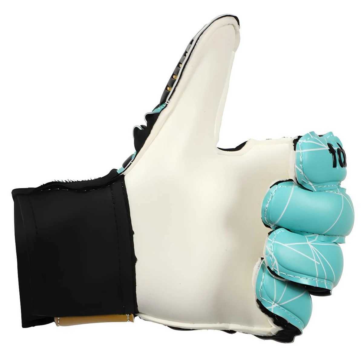 Football goalkeeper gloves childrens football gloves strong grip soft palm Pu back of handXJ250412