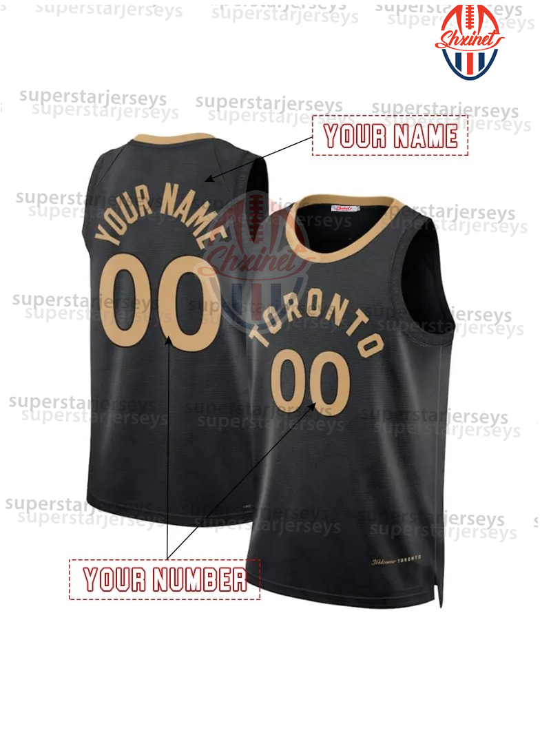 Personalized Custom 2025-26 CITY Jersey Scottie Barnes 4 Carter 15 Custom Basketball Barrett Stitched Any Number And Any Name