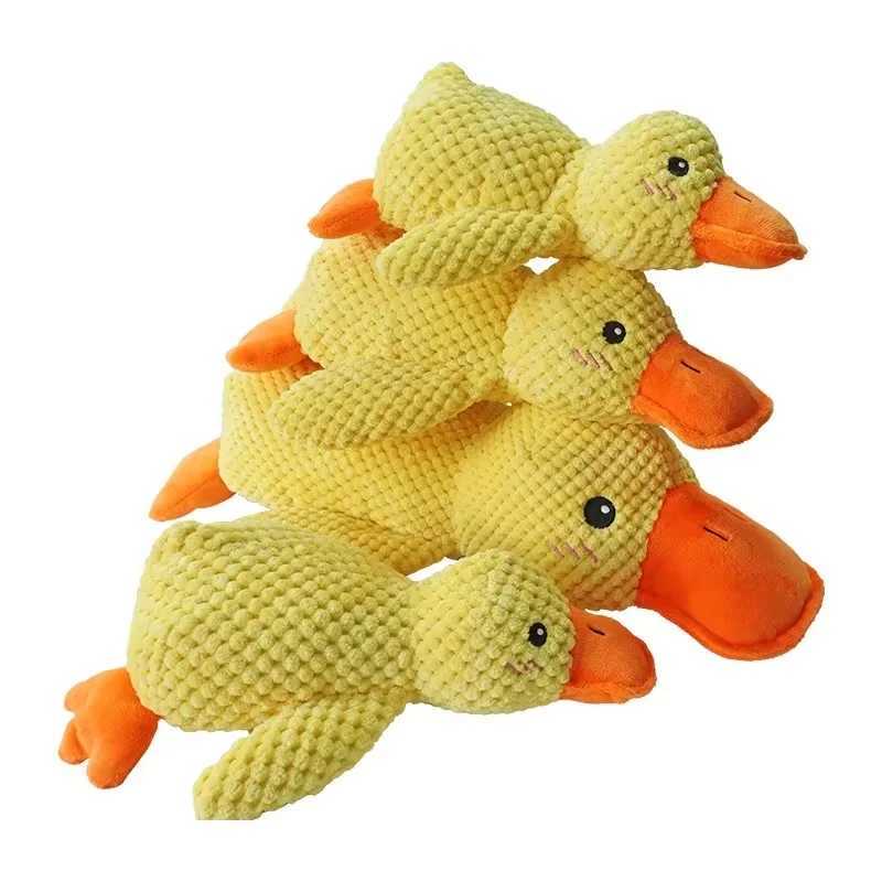 High Quality Duck shaped dog toy duck sound toy is used for small dogs cats durable puppies plush chew toys and fun interactive game dog supplies T250