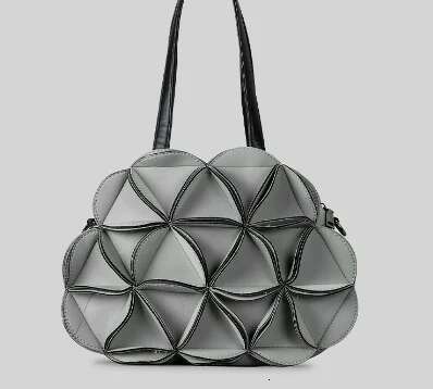 Women Spring New Women's Tote Bag Wer Shaped Handbag Pleated Totes Bags Casual Cross Body Bag Versatile Single Shoulder Bags