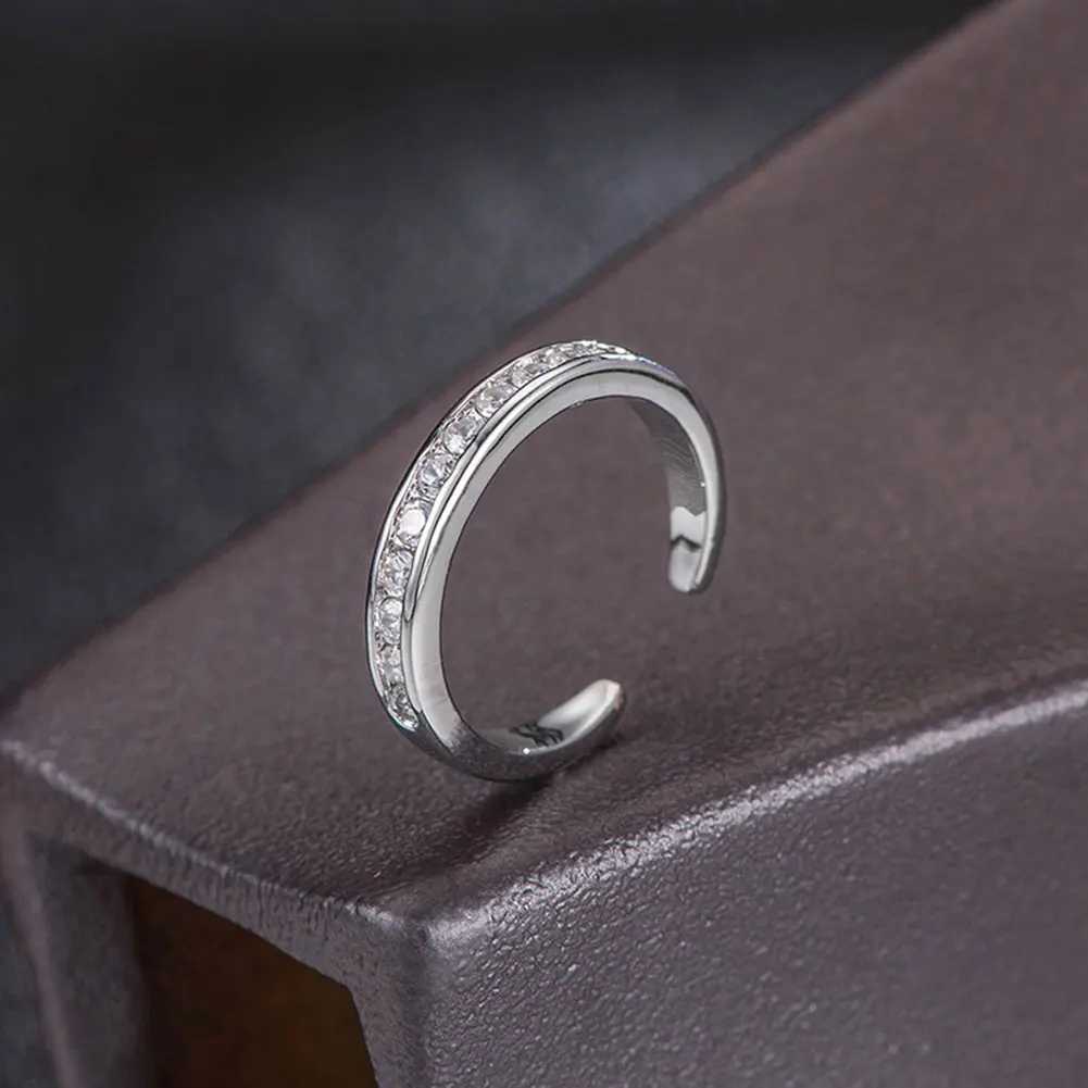 Simple alloy crystal ankle ring with adjustable open ankle ring suitable for girls summer beach vacation jewelry finger ringXJ250412