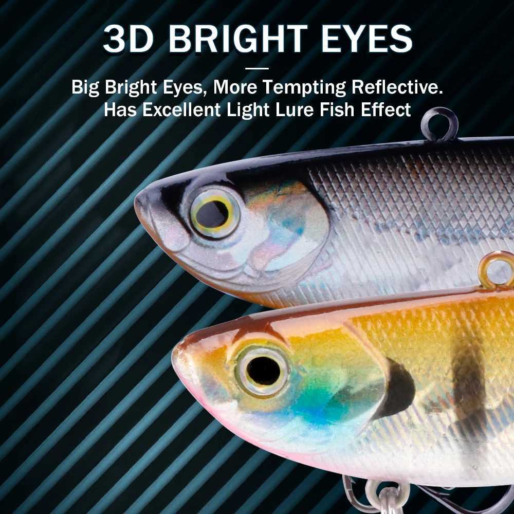 GOBASS Winter VIB Vibration Fishing Lure 24g 34g Long Casting Rattlin Artificial Wobbler Hard Bait Pike Bass Carp Fishing Tackle Z250411