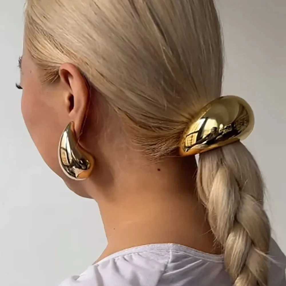 Metal Irregular Double layered Hairbands Womens Headbands Elastic Hair Needles Hairbands Fashion Jewelry Hair Accessories Gifts Y2504012