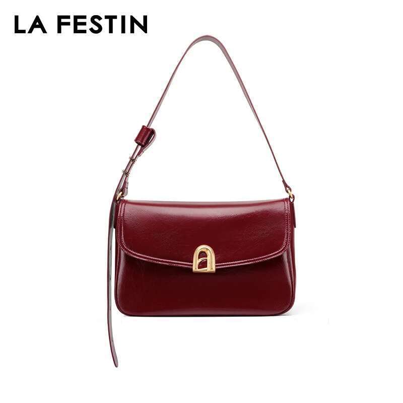 LA FESTIN Original 2024 New Large Capacity Shoulder Crossbody Women's Bag Commuter Underarm Tote Wedding Bag