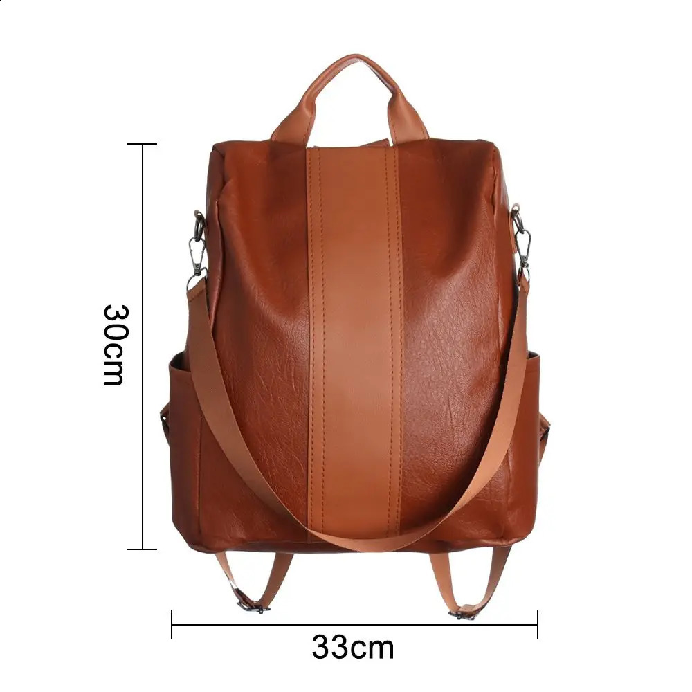 Women Anti-theft Backpack Casual Daypack Outdoor Female Rucksack Women Shoulder Travel Multi-function Bags 250407