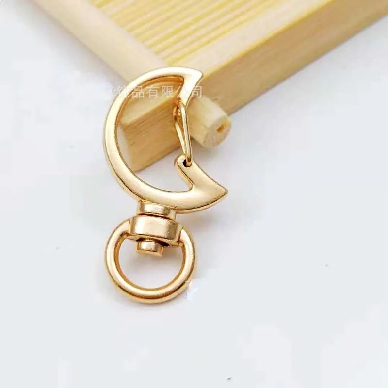 50 pieces of star heart moon pentagonal hollow keychain DIY accessories hook lobster buckle jewelry making discovery 250409