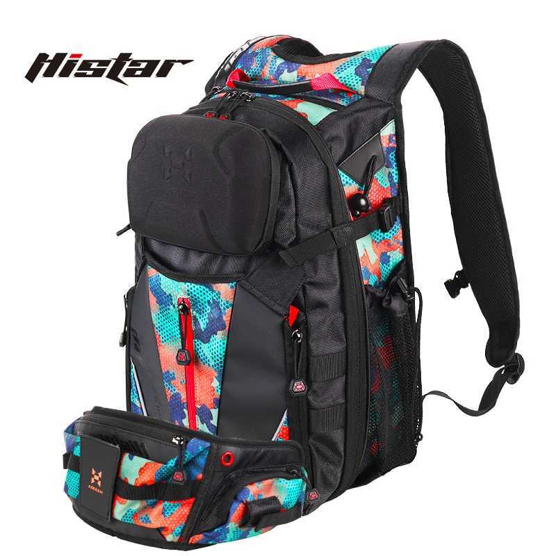 HISTAR Big Capacity Outdoor Backpack Multi-Space Multi-Functional 25LCasting Rod Fishing Detachable Bag Z250411