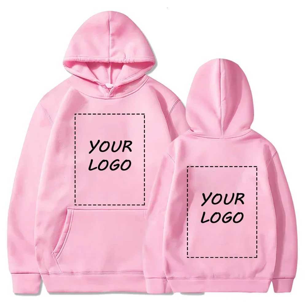 POD customization Hot Sale Custom Hoodie Sweatshirts Men Design Your Fleece Hooded Clothes Women Harajuku Outerwear Y2k Size Hoody XS-3XLT251112