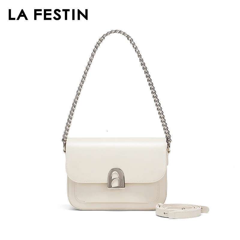 LA FESTIN Original New Handbag 2024 Women's Bag Shoulder Chain Leather Crossbody Bag A-E Door Series