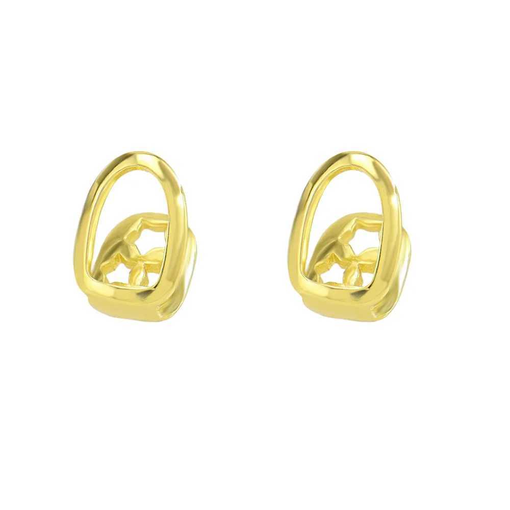 18K gold-plated hip-hop teeth Grilz hollow gold teeth Grills perfect Halloween mens accessories W250412