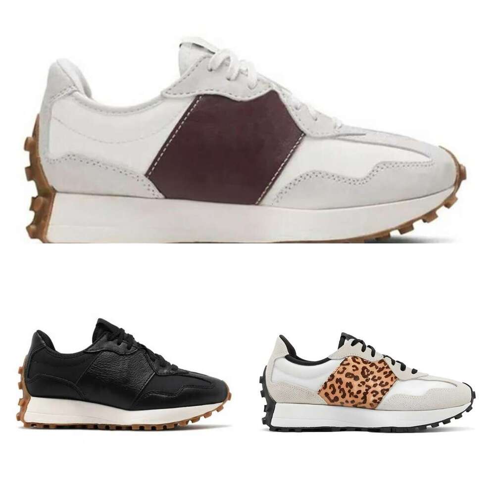 New 327 Running Shoes For Mens Womens Designer Athletic Trainers Leopard Sea Salt Suede Ox new blanaces balance balance530 balance9060new newbalance BPVD