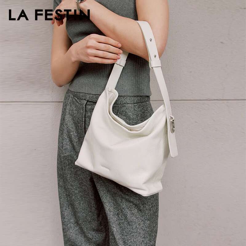 LA FESTIN Original 2024 New Large Capacity Crossbody Shoulder Handbag Women Designer Bags Leather Bag Big Size
