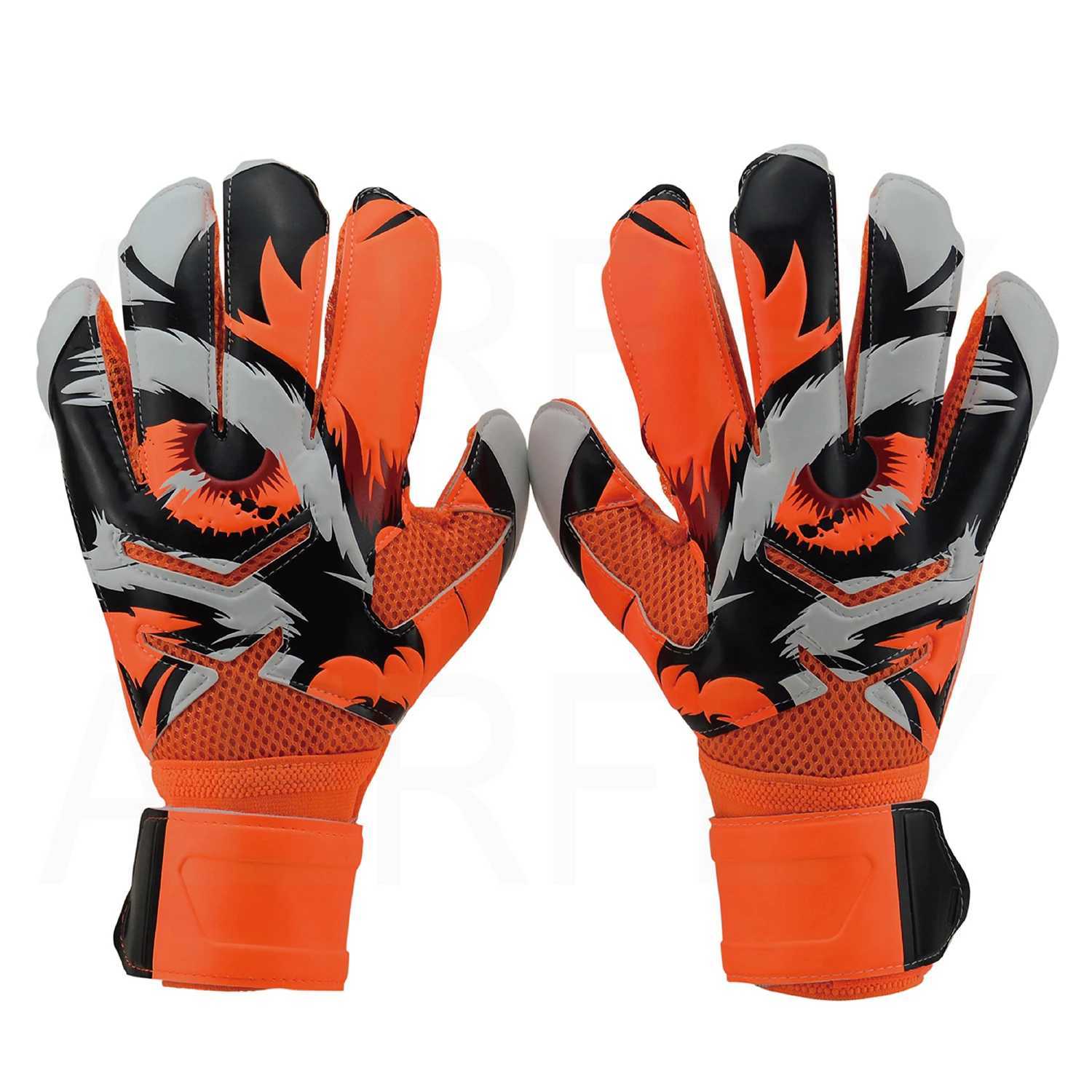 Football goalkeeper gloves thick football goalkeeper gloves 5 protective fingers inseparable for children and adults size 5-10XJ250412