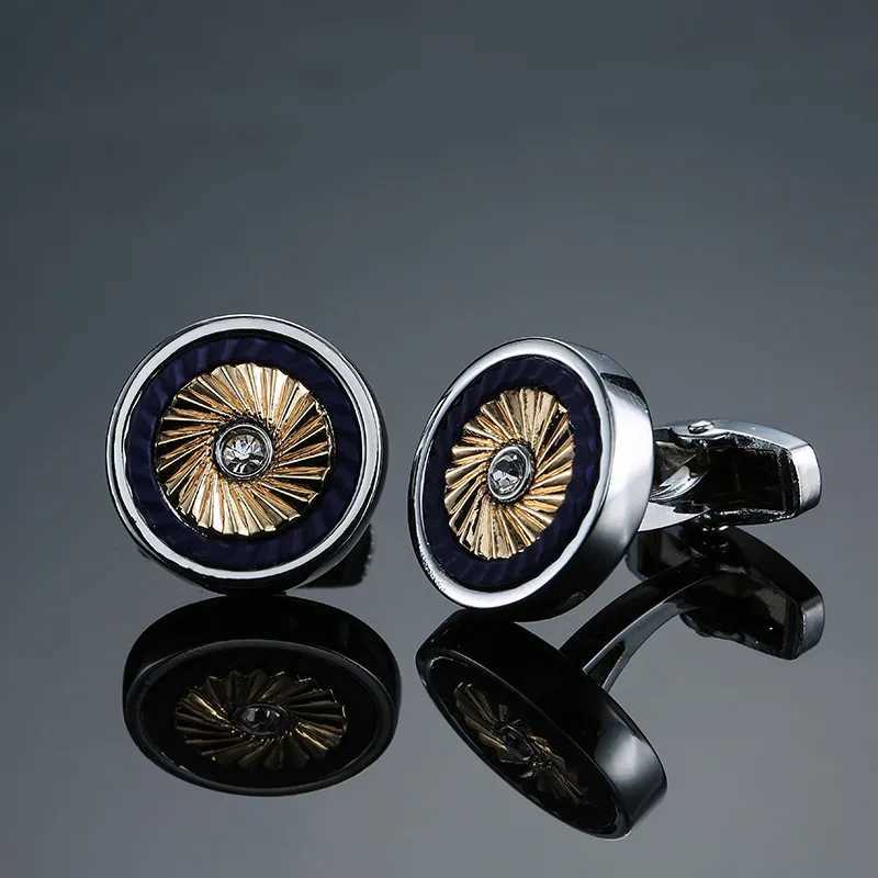 High end and innovative cufflinks made of stainless steel with old craftsmanship handmade laser engraved cufflinks mens set accessories jewelryT250412