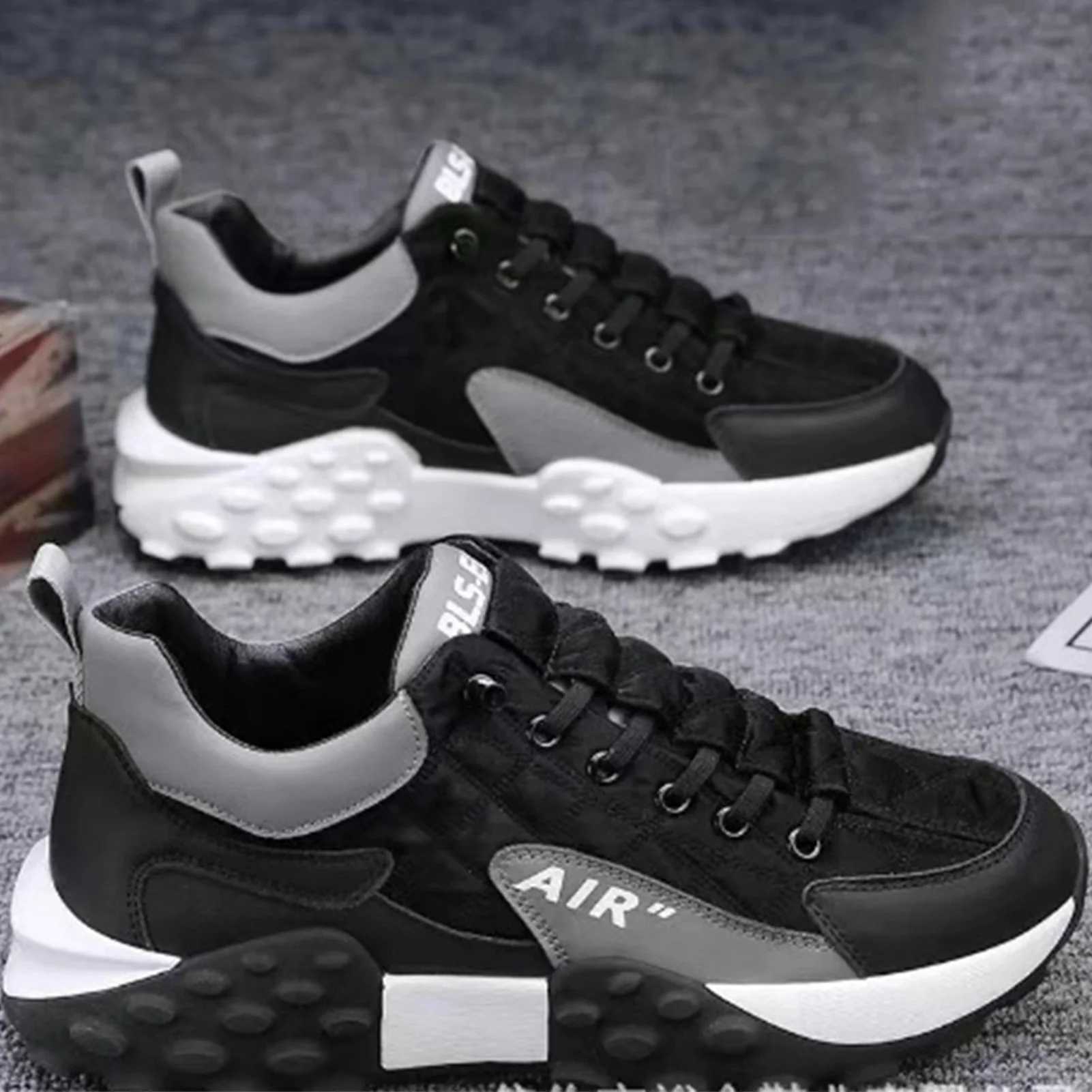 Mens sports walking shoes are comfortable daily walking exercise shoes suitable for students to walk and run W250412
