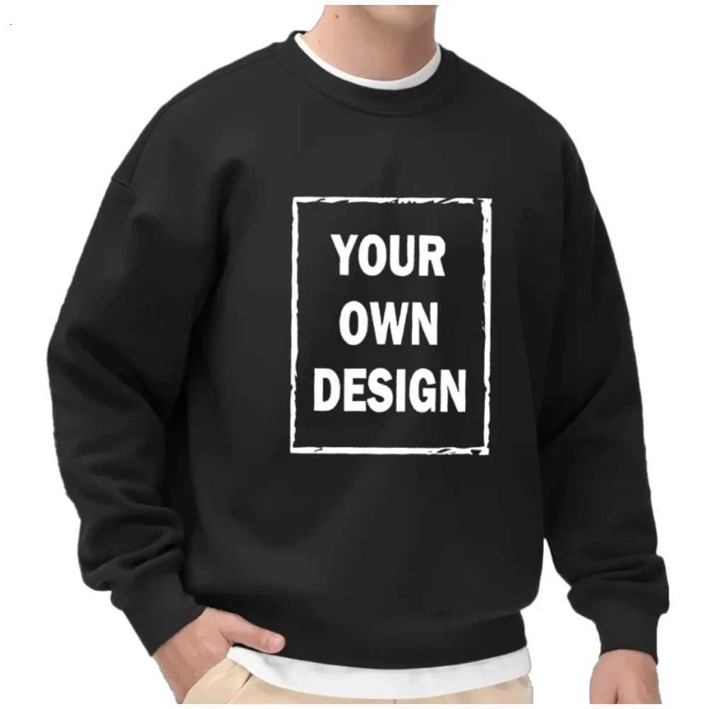 POD customization Mens and Womens Casual Sweater New Unisex Sportswear Free Customization of Your Round Neck Sweater FashionableT251112