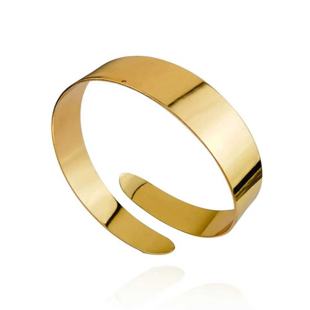 Open Upper Arm Cuff Armband Women Bangle Bracelet Pulseras Acero Inoxidable Para Mujer Stainless Steel Jewerely Joyera Mujer C250411