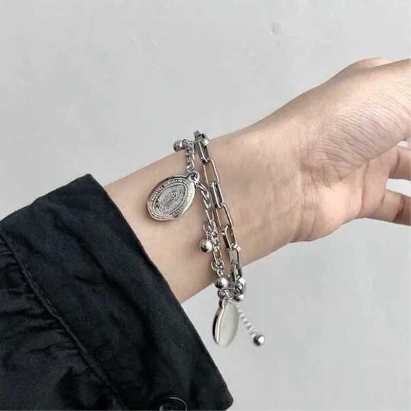 Bohemian Bracelets for Women Fashion Multilayer Beaded Chain Bracelets Set Charm Bracelet Bangles Jewelry PunkC250411