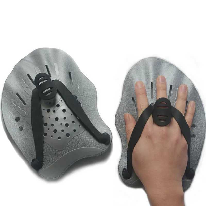 Children and adults water sports inflatable swimming paddle training swimming training tools hand net glovesY250412
