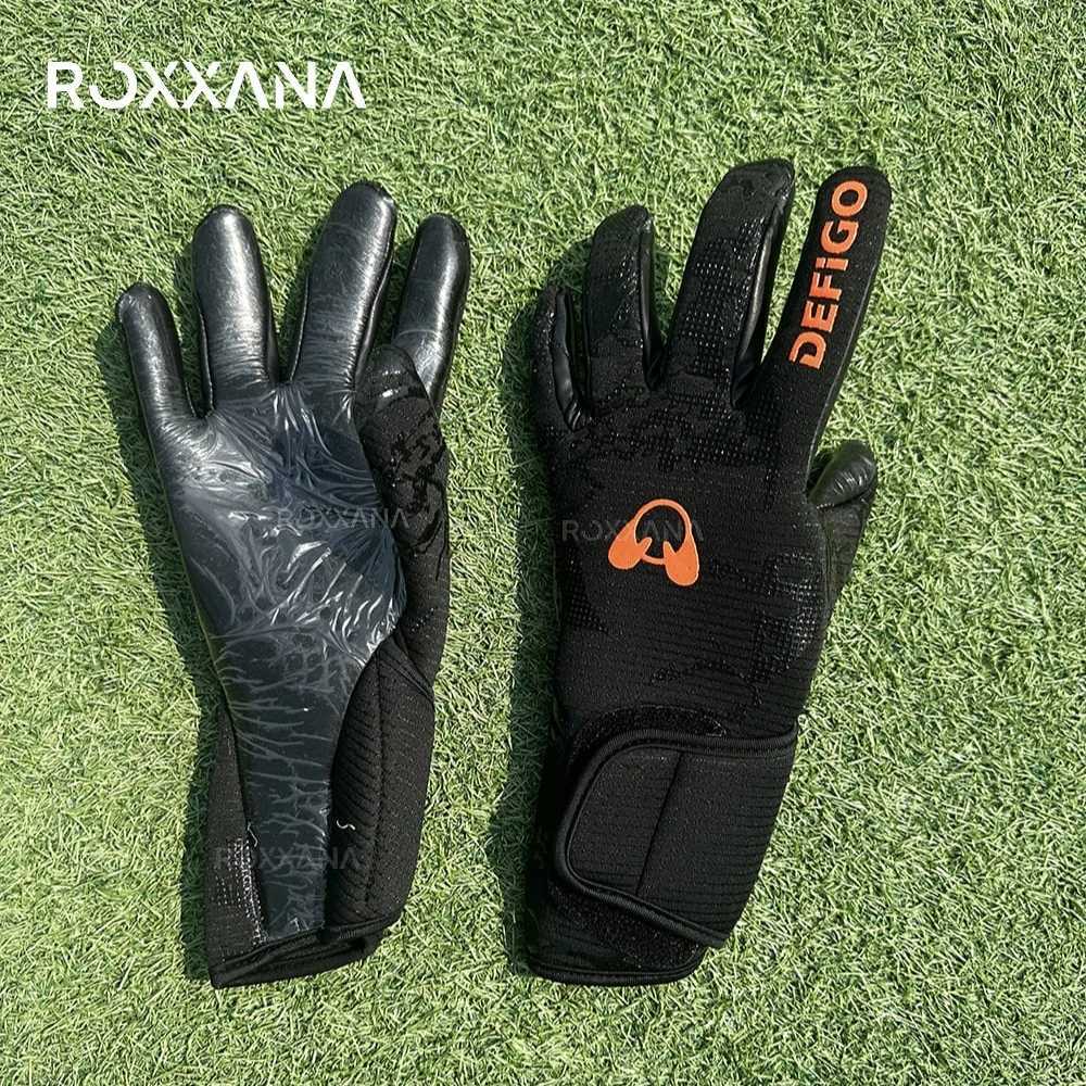 ROXXANA New Football Goalkeeper Gloves for Boys Training Equipment Thickened Latex Finger Protection Football EquipmentXJ250412