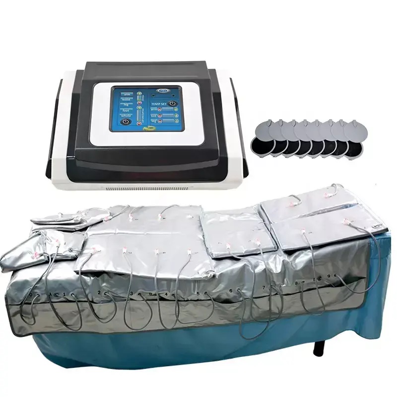 3 in 1 Lymphatic Dranaige Massager EMS Air Pressotherapy Body Slimming Suit for Spa Salon Home Use