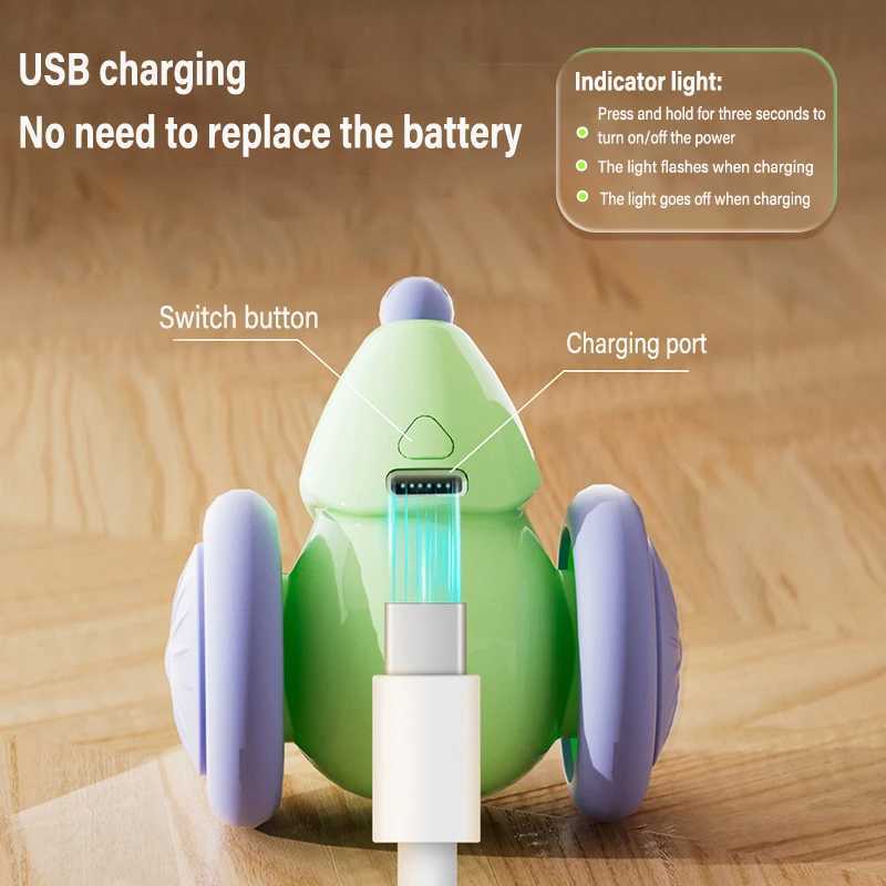 Electric Mouse Car Pet Toys Interactive Cat Toys Charging Automatic Teaser and Intelligent Obstacle Avoidance Pet Products Y250412