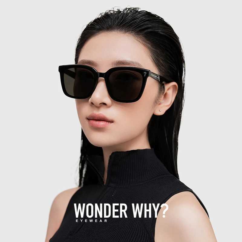 WONDER WHY Fashion Unisex Rectangle Sunglasses Retro Design Square Frame Sun Glasses Men Women Casual Driving Sunglass WY1001 Z250411