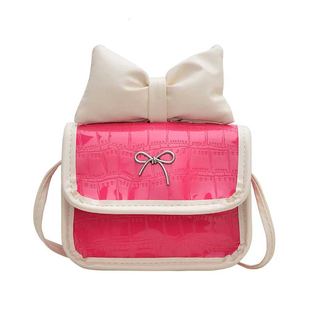 Trendy Patent Leather Crossbody Bag Stone Pattern Bow Flap Square Single Shoulder Bags 2025 New Fashion Small Mini Messenger BagT2511112