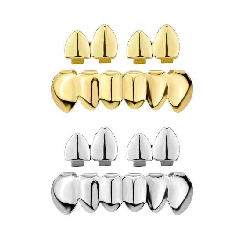 Adjustable size hip-hop grill suitable for teeth gloss oral grill suitable for hip-hop enthusiasts to comfortably fit the top and bottom W250412