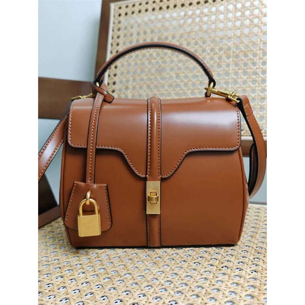 Fashion Women Small Casual Totes Handbag Lock Hasp Flap Bag Ladies High Quality Cow Split Leather Shoulder Bags Pouch