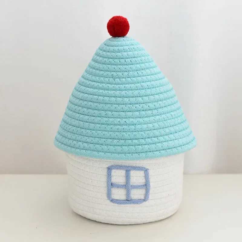 New Storage Basket Cute Desktop Sundries Storage Box Gift Basket for Small Thing Handwoven Desk Organizer Y251112