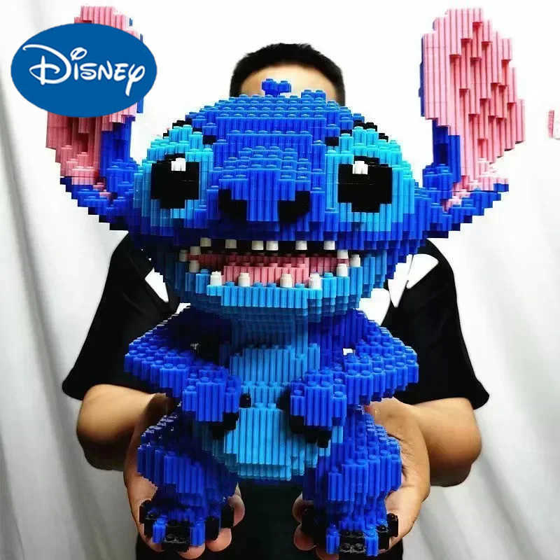 Disney New Stitch Building Blocks Toy Giant Puzzle Assembly for Kids Birthday Gift Desktop Decoration Fast Delivery H251008