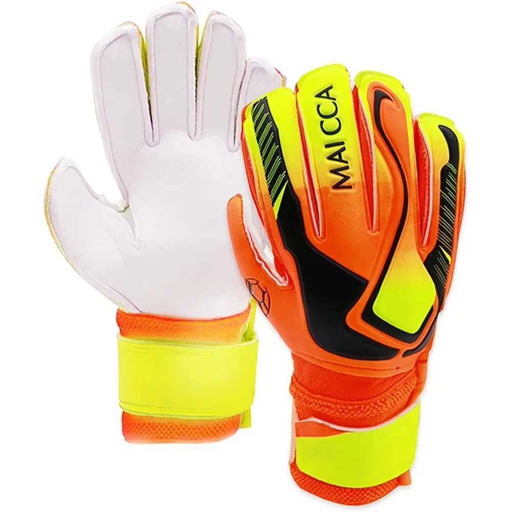 1 pair of football goalkeeper football training gloves thick wear-resistant anti slip fitness gloves with goalkeeperXJ250412
