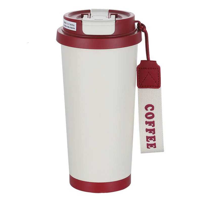 Christmas Christmas thermos cup 316 stainless steel lily of the valley coffee cup cartoon Christmas holiday gift Y251112