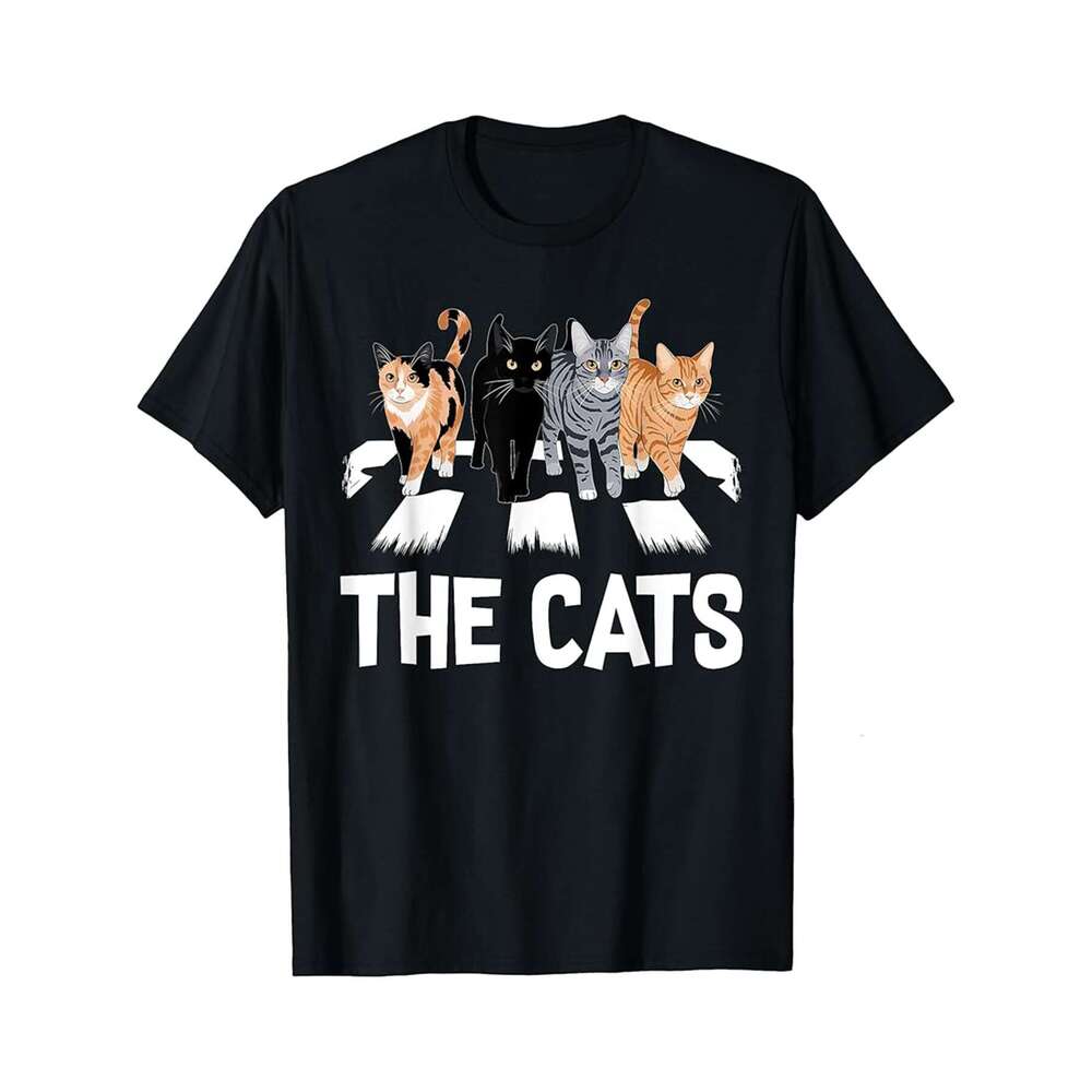 Designer T shirt Catzilla Cat Japanese Anime Kawaii Funny Graphic Tees Men ,100% cotton, short sleeve , Wrinkle resistant, Casual, comfortable fit - 2