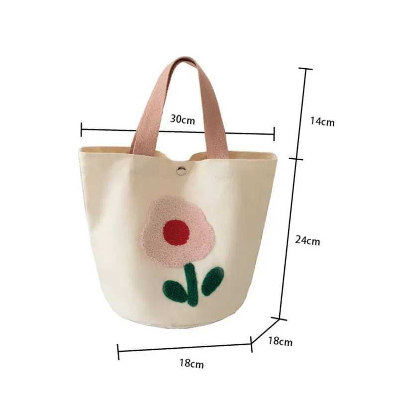 Cute flower sail cloth bag womens handbag girls small handbag top handbag womens bagXJ250412