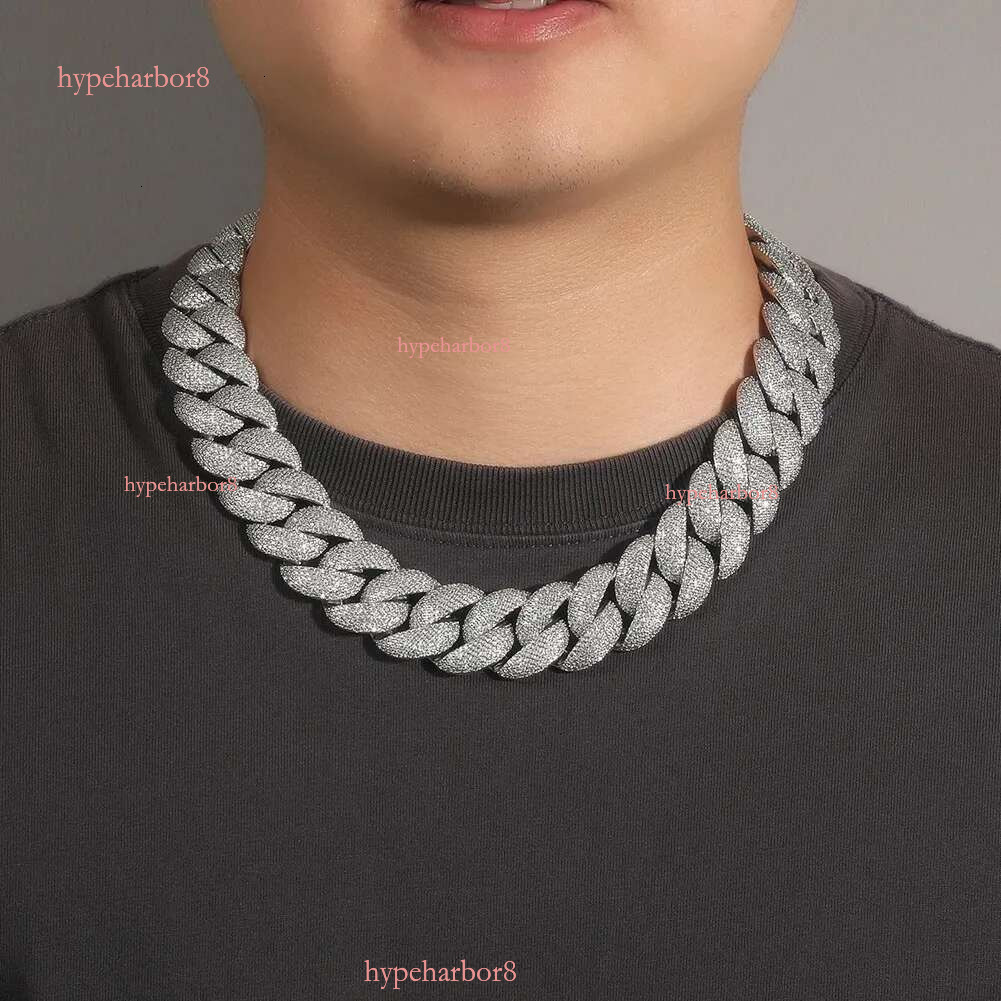 UWIN 24mm Heavy Miami Cuban k Chain Necklaces Men Iced Out CZ Stones Bg Bracelets Hip Hop Jewelry for Gift 241113