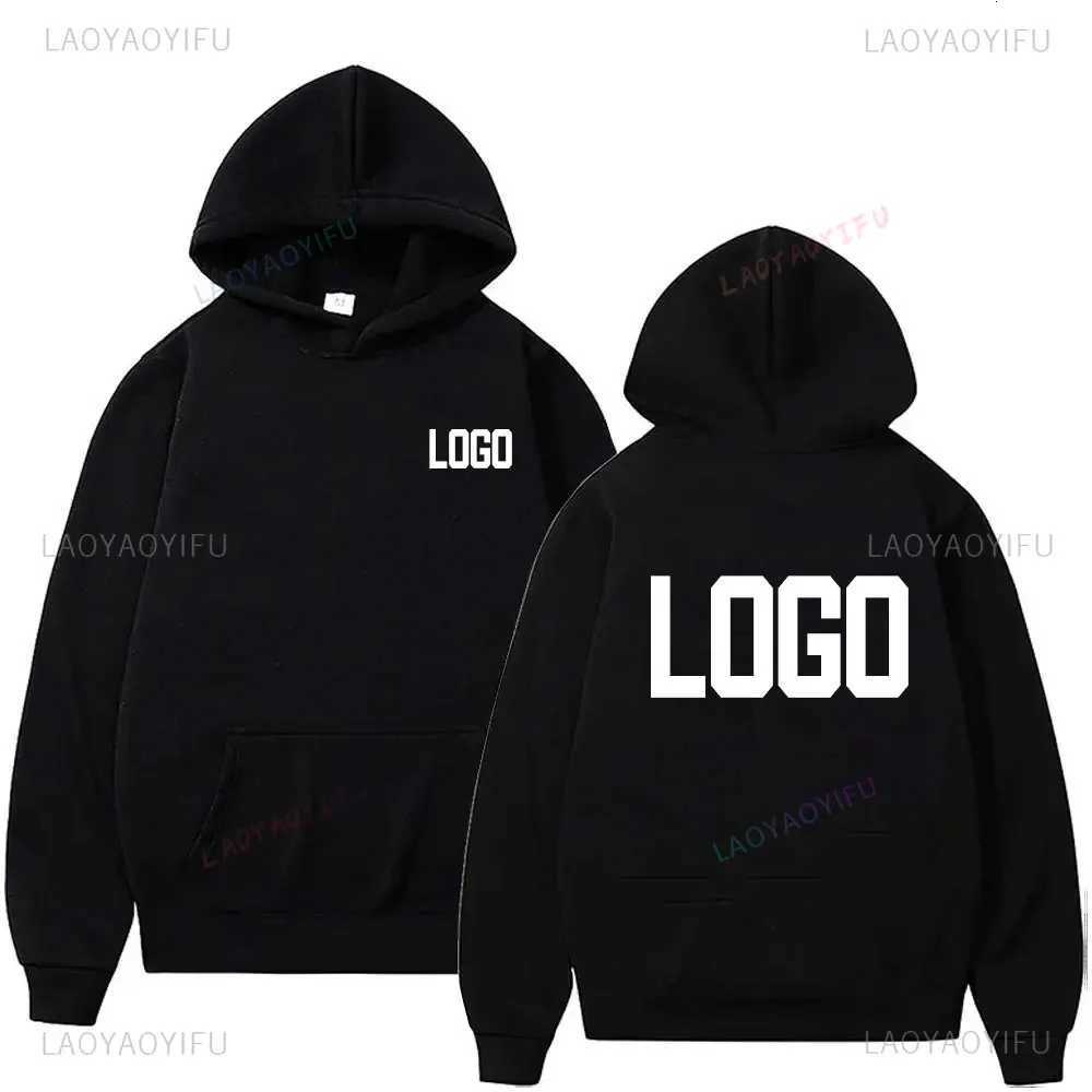 POD customization Customized Personalized Hoodies Warming Long Sleeve Sweatshirt Student Casual Custom Printed Text DIY Hoodie Fashion TopsT251112