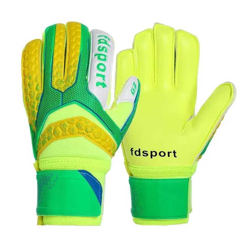 Childrens latex goalkeeper gloves football goalkeeper gloves anti slip thick football gloves finger protection childrens football glovesXJ250412