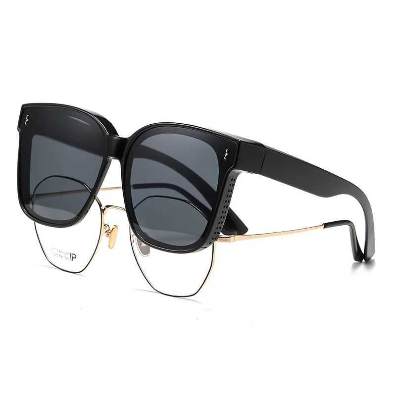 Women Men Fashion Glasses Clips Multifunctional Outdoor Sunglasses Eyewear Unisex Trendy Clips on Sun Glasses Driving Goggles Z250411