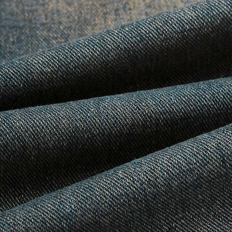 Classic Or-Length Pants American High Street Washed Denim Jeans