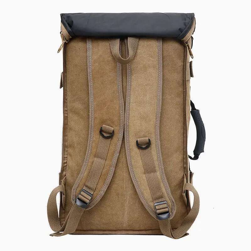 Rucksack Multifunctional Travel Bucket Men Rugzak 4 Colors Canvas College Student School Backpack 2024