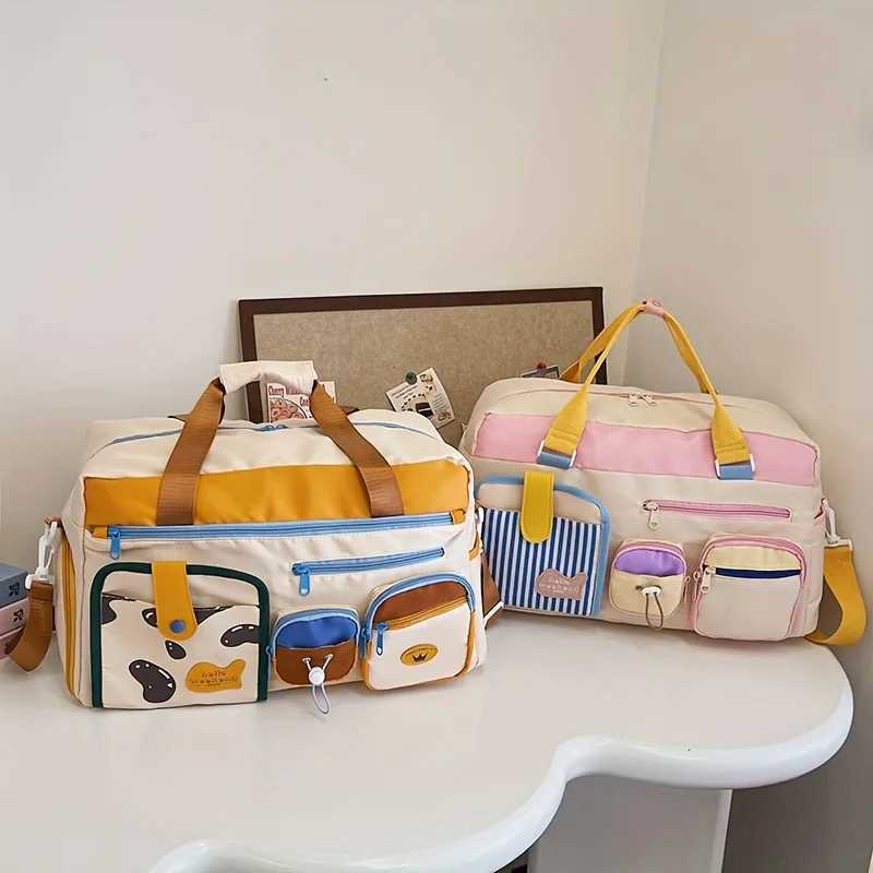 Travel Sports Fitness Bag Womens Multi-functional Portable Shoulder Luggage Bag for Business TripsC250412