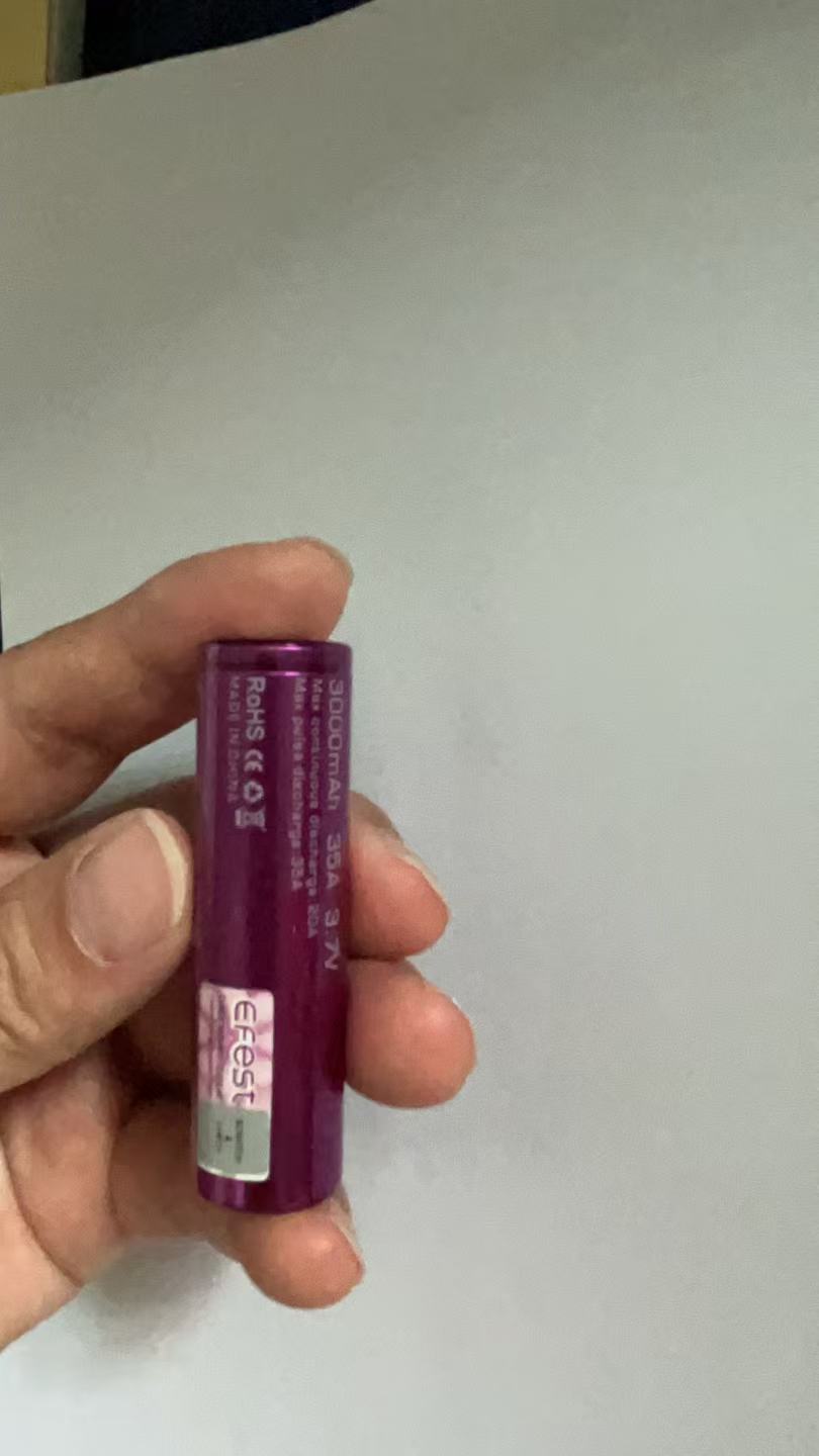 100% High Quality IMR18650 Battery 3000mAh 35A IMR 18650 Lithium 3.7V Li-ion Rechargeable Batteries Cell With Box Purple Flat Top