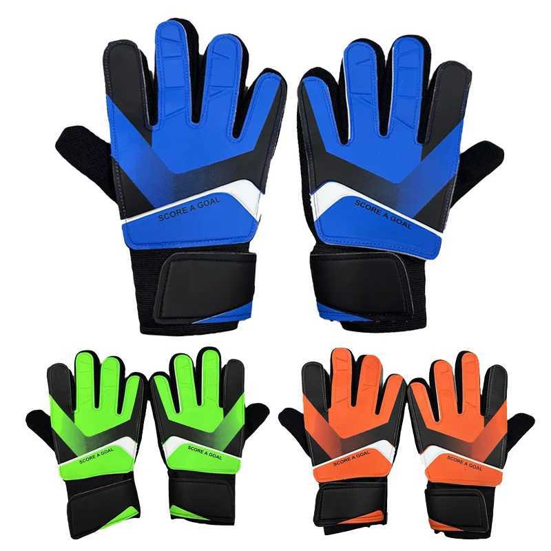 Football goalkeeper gloves adult and child anti-collision latex PU goalkeeper hand protection gloves football training accessoriesXJ250412
