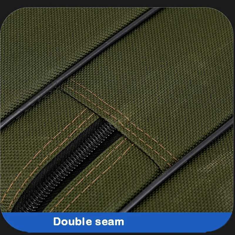 Waterproof fishing gear bag large-capacity belly fishing storage bag double layer three layer multi-function fishing rod bag Z250411